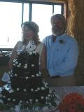 The cake, Anne, and Pete