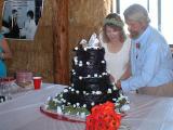 Cutting the cake